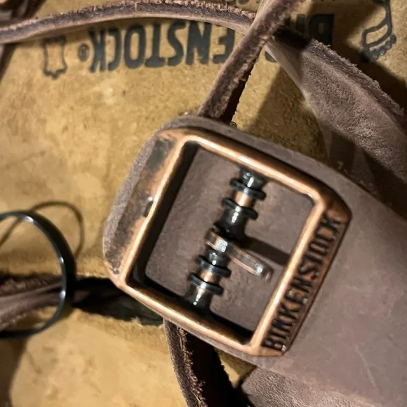 Birkenstock Yara Habana Ankle Strap Brown Leather Sandals Women’s 11 NEW - Picture 5 of 6